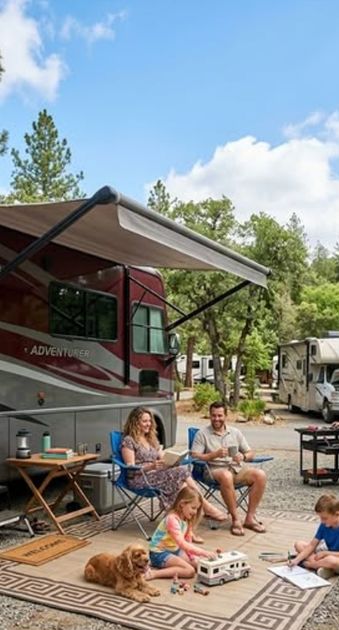 Erik working on an RV - 30+ years of mobile RV repair experience
